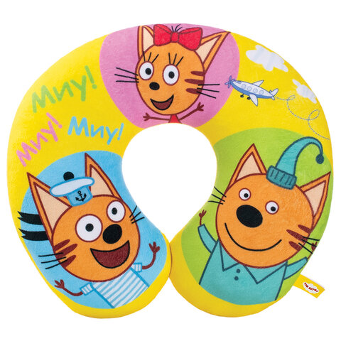 Мягкая подушка-игрушка ДЛЯ ШЕИ, ассорти, 30 см, FANCY