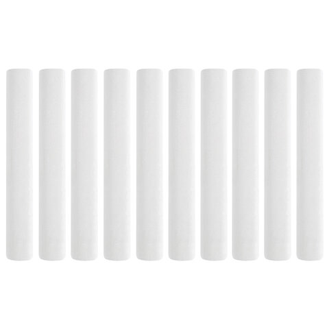 Мел белый круглый мягкий 10 штук, BRAUBERG "АКАДЕМИЯ", картонная упаковка, европодвес (АЛГЕМ), 271147