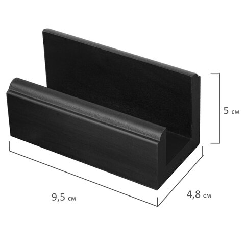 Набор подарочный настольный BESTAR "Titan" из дерева, 8 предметов, цвет "черное дерево", 237217