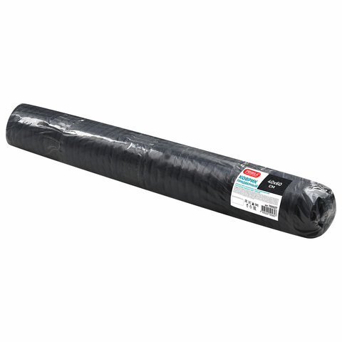 Коврик придверный 40х60 см, ЧЕРНЫЙ, влаго-грязезащитный, 450 г/м2, ребристый, PRIMILA (ПРИМИЛА) EXTRA, 701027