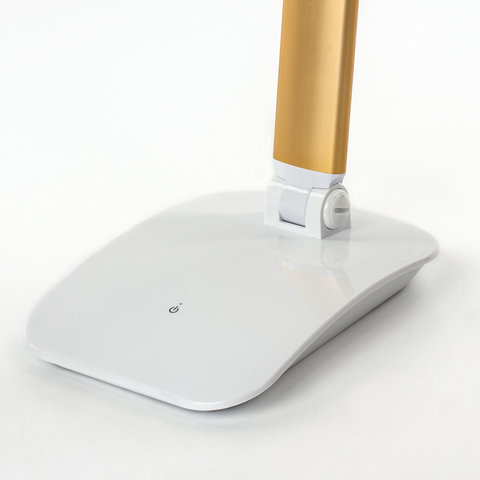 Настольная лампа / светильник SONNEN PH-3607, на подставке, LED, 9 Вт, металлический корпус, золотистый, 236685