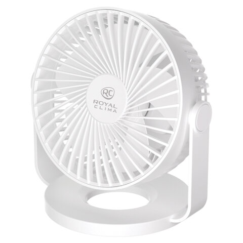 Вентилятор настольный ROYAL CLIMA RSF-0401M-WT, 4 режима, d=10 см, 5 Вт, белый, НС-1691753