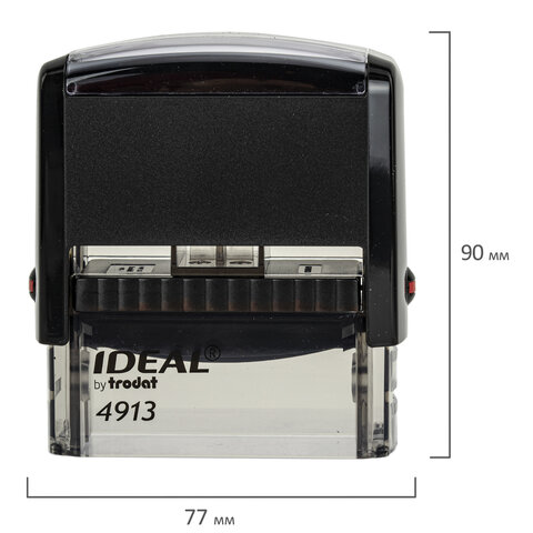 Оснастка для штампа, размер оттиска 58х22 мм, синий, TRODAT IDEAL 4913 P2, подушка в комплекте, 125423