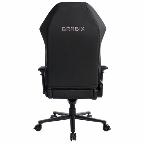 Кресло BRABIX PREMIUM "Core GM-160", мультиблок, 4D подлокотники, литой поролон, черное/серое, 532952