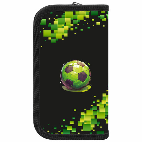 Пенал ПИФАГОР, 2 отделения, ламинированный картон, 19х11 см, "Offline", 273484