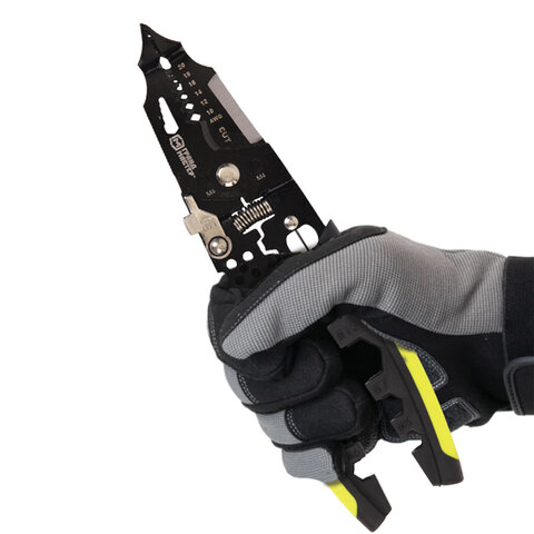 Плоскогубцы многофункциональные 32 в 1, 190 мм, марганцевая сталь 65Mn, ГРАНДМАСТЕР, PL-190, 671260