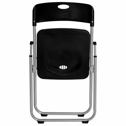 Стул складной BRABIX "Golf Lite CF-017", серебристый каркас, пластик чёрный, 532895