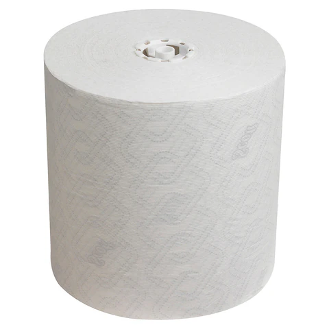 Полотенца бумажные рулонные KIMBERLY-CLARK Scott, КОМПЛЕКТ 6 шт., 350 м, белые, 6691