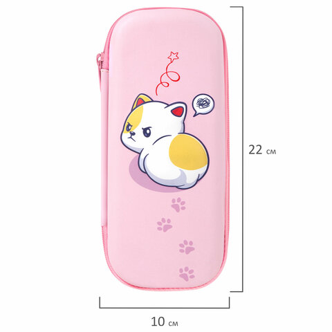 Пенал BRAUBERG, 1 отделение, 1 откидная планка, EVA, 22х10х5 см, "Disturbed", 273513