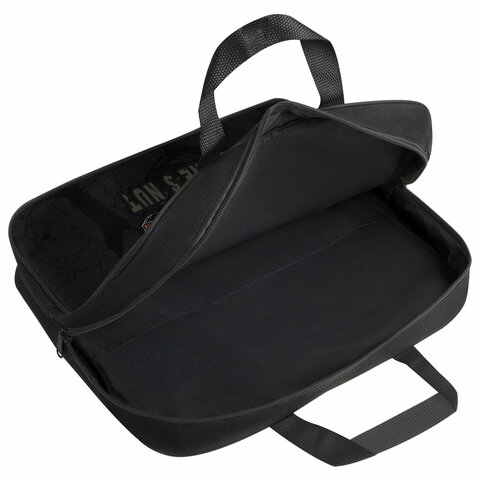 Папка на молнии с ручками BRAUBERG А4, 1 отделение, полиэстер, 80 мм, "Dino attack", 272179