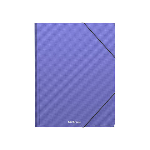 Папка на резинках ERICH KRAUSE "Diagonal Pastel", до 300 листов, ассорти, 600 мкм, 50400