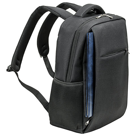 Рюкзак BRAUBERG FUNCTIONAL с отделением для ноутбука, USB-порт, багажная лента, "Firm", 43x30x15 см, 272576