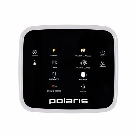 Кофемашина POLARIS PACM 2047SW, 1450 Вт, объем 1,8 л, автокапучинатор, белая, 81404