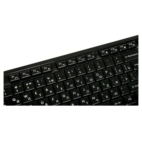 Набор беспроводной A4TECH Fstyler FG1010, USB, 104 клавиши, мышь 4 кнопки + 1 кнопка-колесо, черная, 1147570