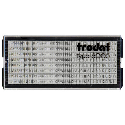 Датер самонаборный, 2 строки + дата, оттиск 41х24 мм, сине-красный, TRODAT 4750, касса в комплекте, 4755