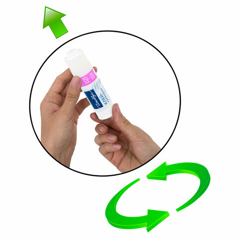 Клей-карандаш "Стандарт", 35 г, PVP-основа, РОССИЯ, GLOBUS, 1013