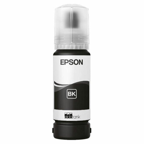Чернила EPSON 108 (C13T09C14A) для СНПЧ EPSON L8050 /L8100 /L18050, черные, ОРИГИНАЛЬНЫЕ
