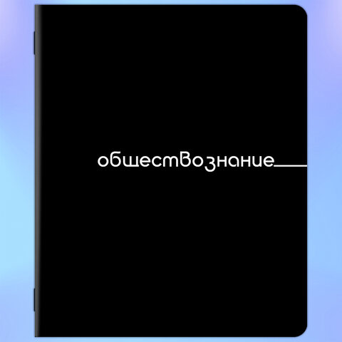 Тетради предметные, КОМПЛЕКТ 12 ПРЕДМЕТОВ, 48 л., обложка картон, BRAUBERG "BLACK", 405164