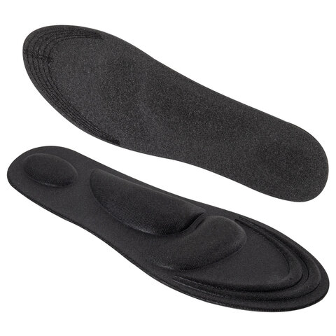 Стельки для обуви с супинатором 4D COMFORT PLUS, материал FOAM, размер RU 38-43 / EU 39-44, с линиями выреза, SHEGRA (ШЕГРА), 700743