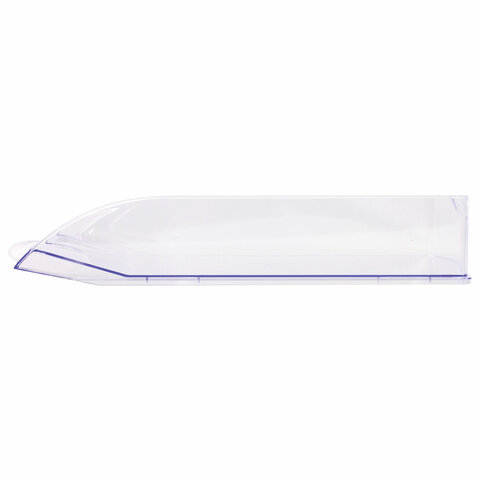 Лоток горизонтальный для бумаг BRAUBERG "Delta", A4 (340х270х60 мм), прозрачный, 237262