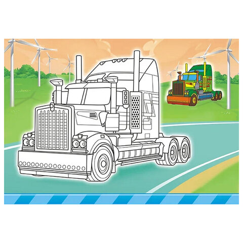 Раскраска с заданиями "Для мальчиков и девочек" с цветным фоном, А5, 16 стр., 16,2х23,4 см, АССОРТИ, ЛиС