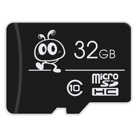 Карта памяти micro SDHC, 32 GB, SMARTBUY, 10 Мб/сек. (class 10), с адаптером, SB32GBSDCL10-01