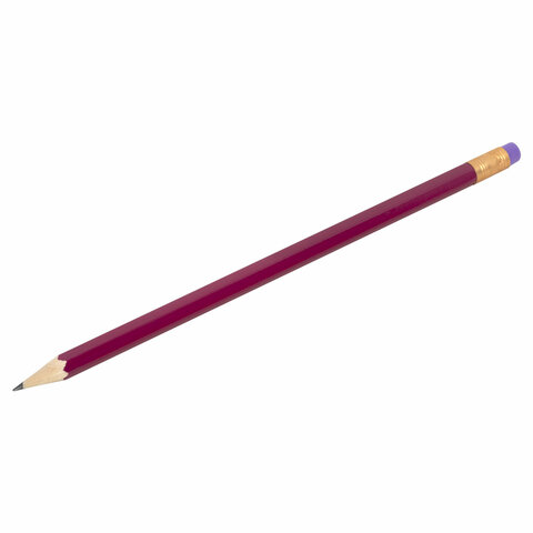 Карандаш чернографитный KOH-I-NOOR, 1 шт., "Astra", НВ, с ластиком, корпус ассорти, заточенный, 1380, 1380002017KSRU