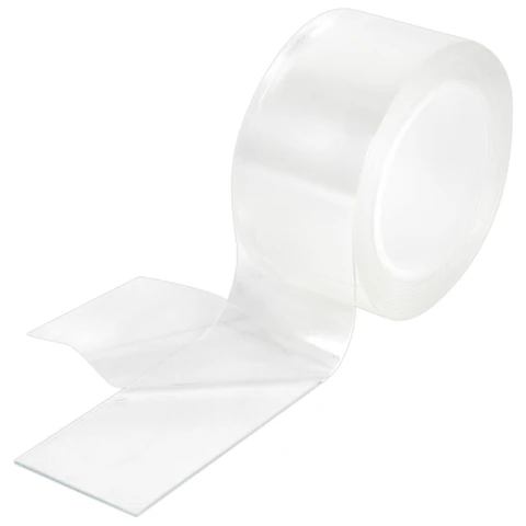 Многоразовая двухсторонняя прозрачная крепежная лента, скотч NANO tape, 2 м x 3 см, толщина 1 мм, WBZ (ВБЗ), 700425