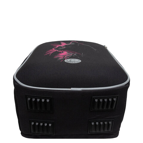 Ранец GRIZZLY анатомическая спинка, 2 отделения, для девочек, "SPARKLING CAT", 37х26х16 см, RAw-594-4/1