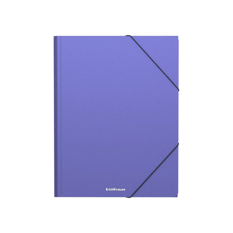 Папка на резинках ERICH KRAUSE "Diagonal Pastel", до 300 листов, ассорти, 600 мкм, 50400