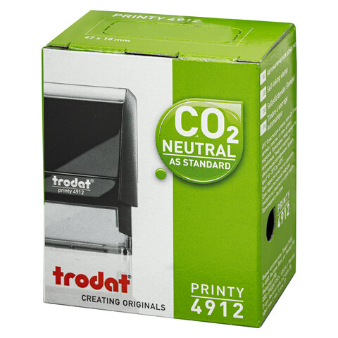 Оснастка для штампа, размер оттиска 47х18 мм, синий, TRODAT 4912 P4, подушка в комплекте, 52877