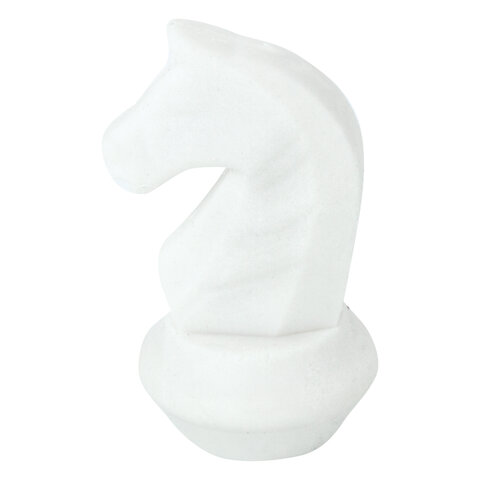 Ластики фигурные ЮНЛАНДИЯ "Шахматы" НАБОР 6 шт., черно-белые, 229593.