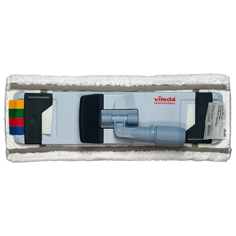Насадка МОП плоская 40 см, VILEDA PROFESSIONAL "МикроПур Комби", уши (ТИП УВ) микрофибра, белый, 167297