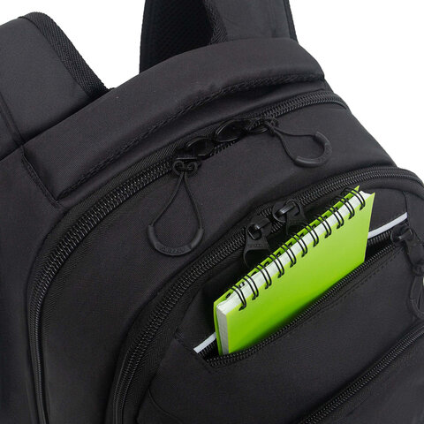 Рюкзак GRIZZLY школьный, анатомическая спинка, 2 отделения, для мальчиков, "ORIGINAL", 43х31х20 см, RU-531-1/1