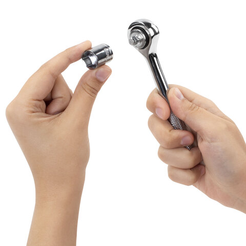 Набор инструментов универсальный, 60 предметов, пластиковый кейс, ГРАНДМАСТЕР, 671338