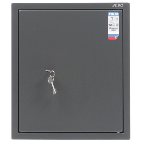 Сейф AIKO "TSN-50", 500х435х360 мм, 20 кг, ключевой замок, полка, S10399530014