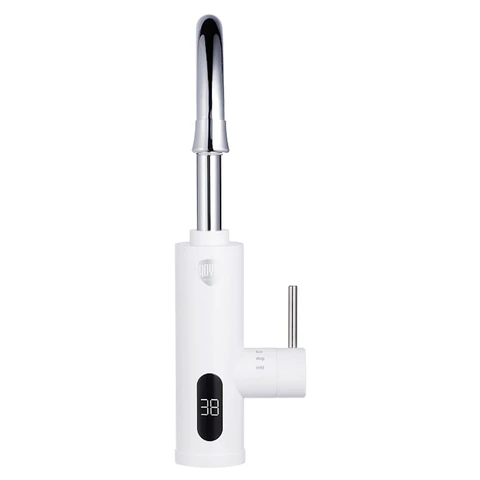 Водонагреватель проточный электрический ROYAL THERMO QuickTap, 3,3 кВт, 1,48 л/м, кран, белый, НС-1588900