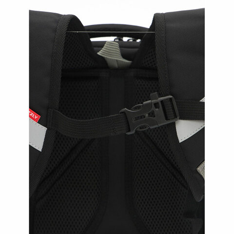 Ранец GRIZZLY анатомическая спинка, облегченный, 1 отделение, для мальчиков, "LEGEND", 37х26х16 см, RAw-497-6/1