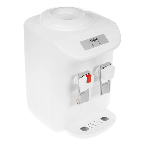 Кулер для воды VATTEN D27WE, настольный, НАГРЕВ/ОХЛАЖДЕНИЕ ЭЛЕКТРОННОЕ, 2 крана, белый, 7025