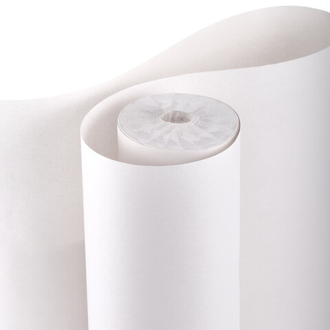 Бумага для творчества и упаковки, газетная, рулон 840 мм х 150 м, 45 г/м2, BRAUBERG, 665566