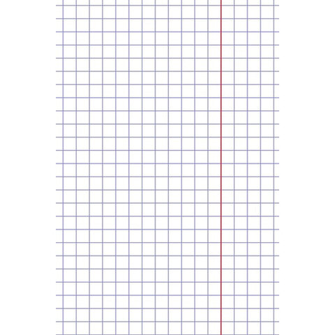 Тетрадь 18 л. HATBER клетка, обложка картон, "Классика-Синяя", 18Т5В1_03142