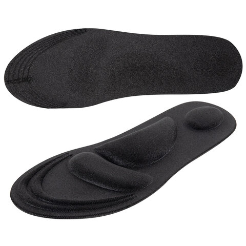 Стельки для обуви с супинатором 4D COMFORT PLUS, материал FOAM, размер RU 34-39 / EU 35-40, с линиями выреза, SHEGRA (ШЕГРА), 700744