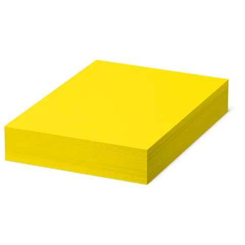 Бумага цветная CLAIREFONTAINE, А4, 80 г/м2, 500 л., интенсив, солнечно-желтый, Франция, 1978PC