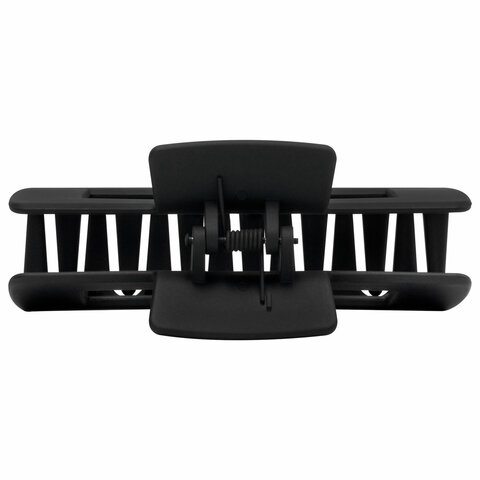 Краб для волос 10,5 см, soft-touch, чёрный, MONTE VITA (МОНТЕ ВИТА), 456999