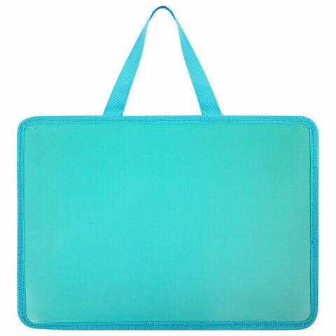 Папка на молнии с ручками ЮНЛАНДИЯ А4, 1 отделение, пластик, 80 мм, "Capy time", 272154