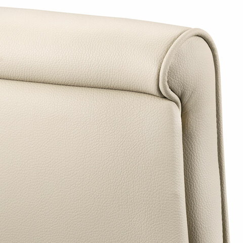 Кресло BRABIX PREMIUM "Solo EX-730", алюминий, хром, экокожа, бежевое, 532937