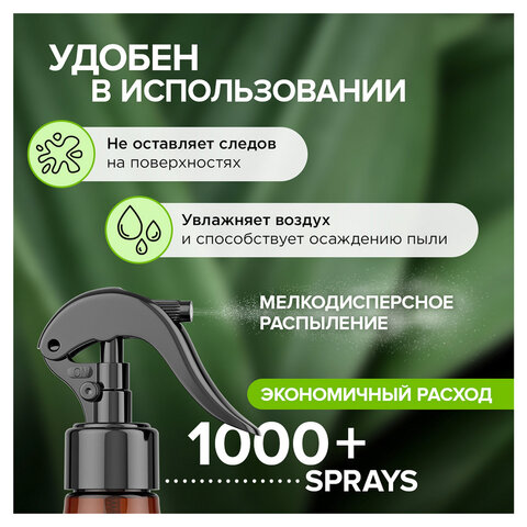 Освежитель воздуха 380 мл SYNERGETIC "Ягоды можжевельника и ангелика", биоразлагаемый, 900005