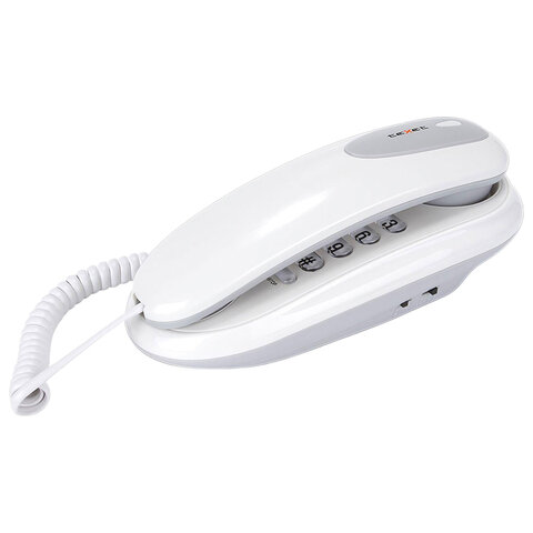 Телефон TEXET TX-236, тональный / импульсный режим, повтор, серый, УТ-00004792