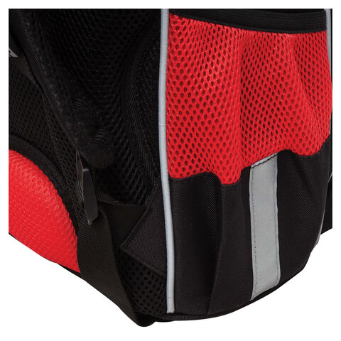 Ранец GRIZZLY анатомическая спинка, с мешком для обуви, для мальчиков, "ASTRONAUT", 33х25х13 см, RAm-385-6/1