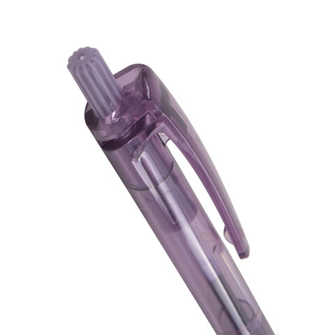 Ручки шариковые автоматические с грипом BRAUBERG "CLASSIC PASTEL", СИНИЕ, НАБОР 5 ШТ., пишущий узел 0,5 мм, линия письма 0,35 мм, 144470